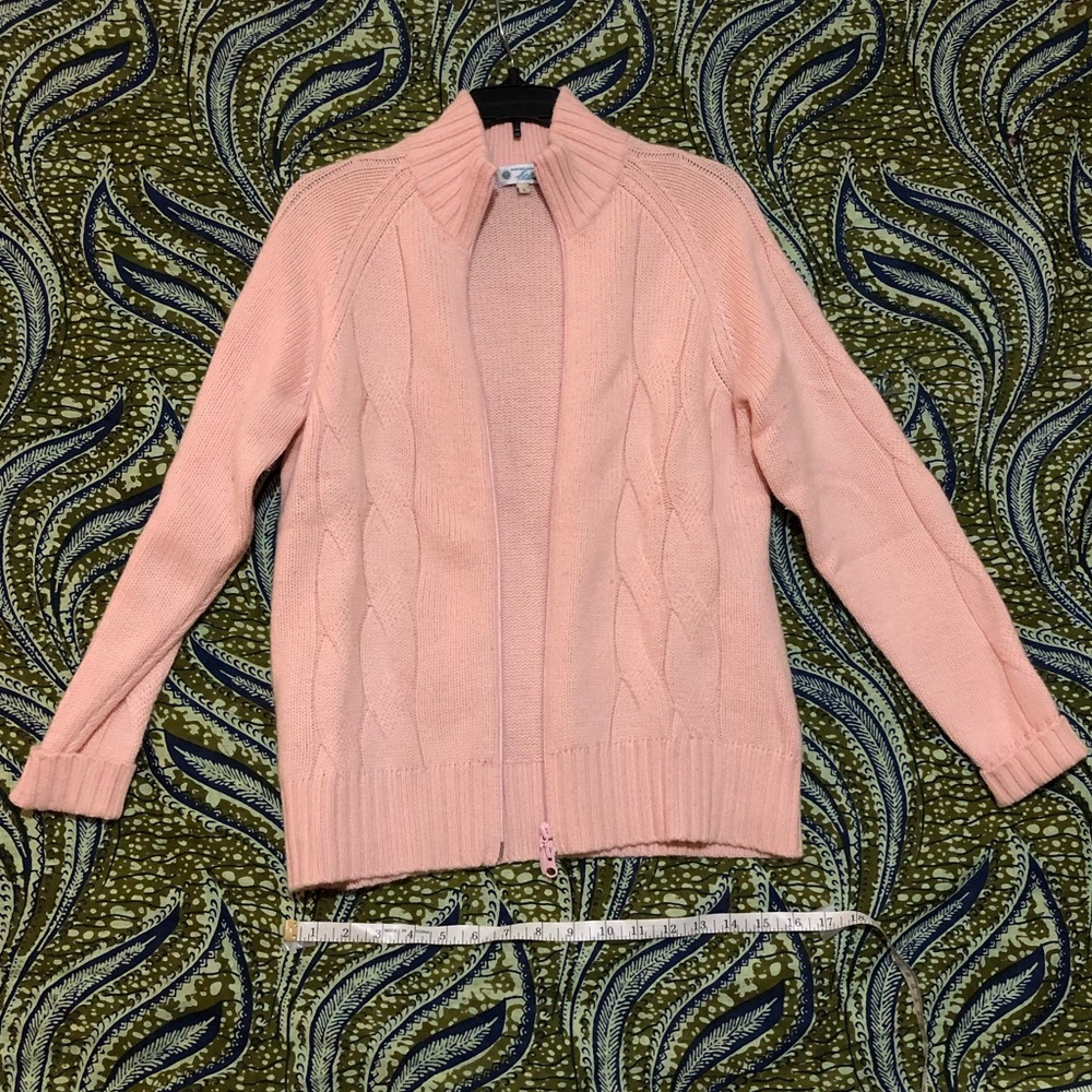 Pink Cashmere Cardigan